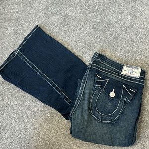 True Religion Joey Flare Lowrise jeans
